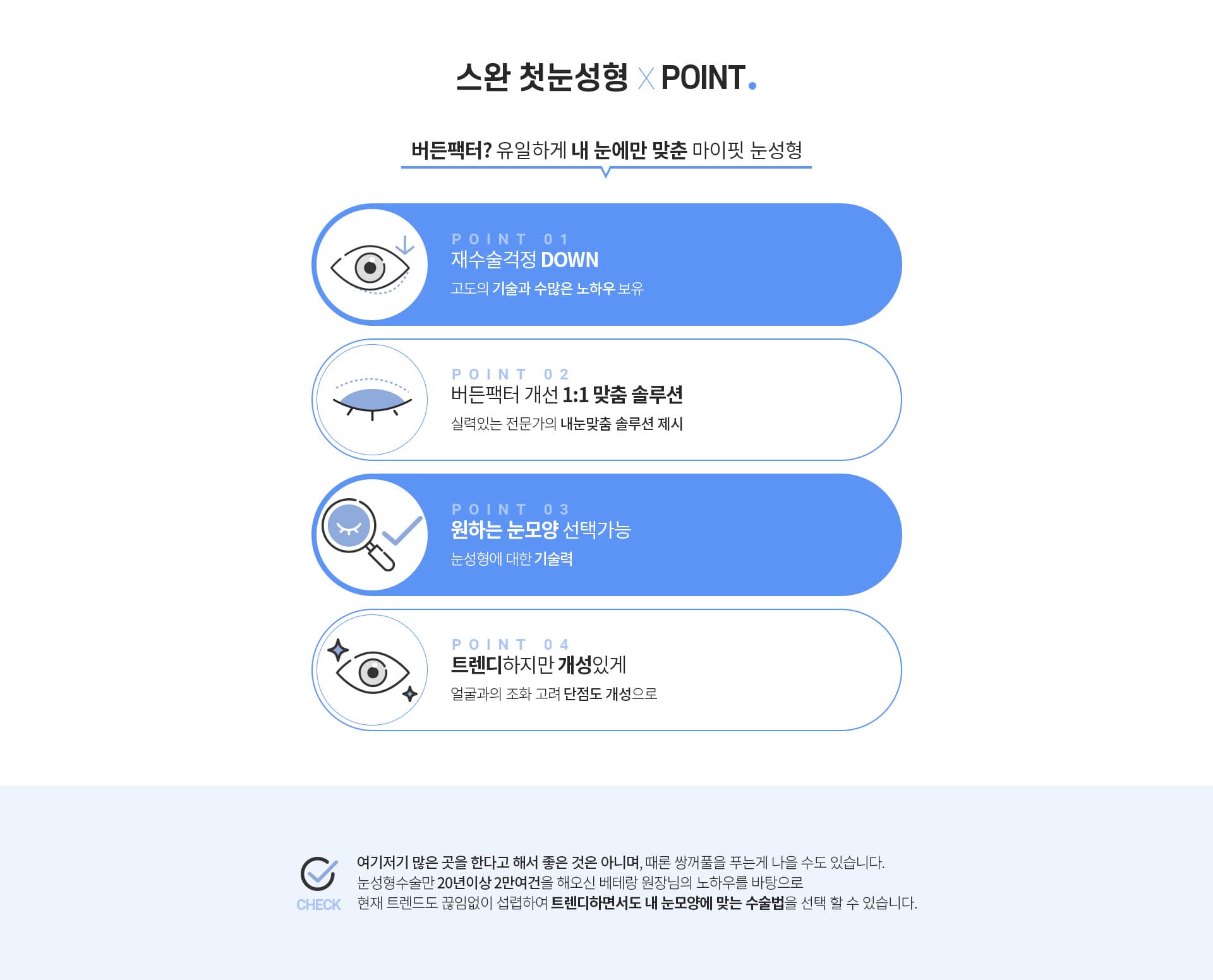 스완 첫눈성형×POINT