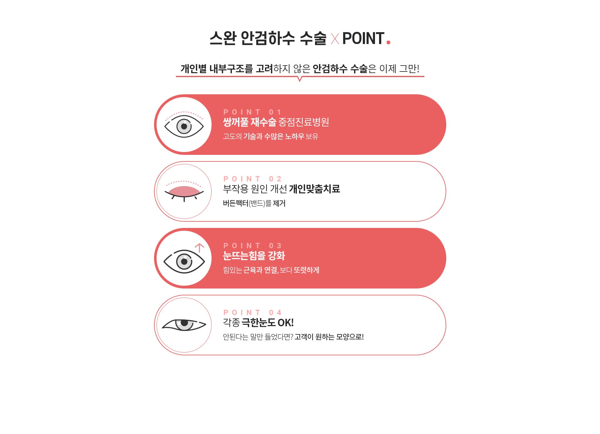 스완 안검하수 수술×P이INT.