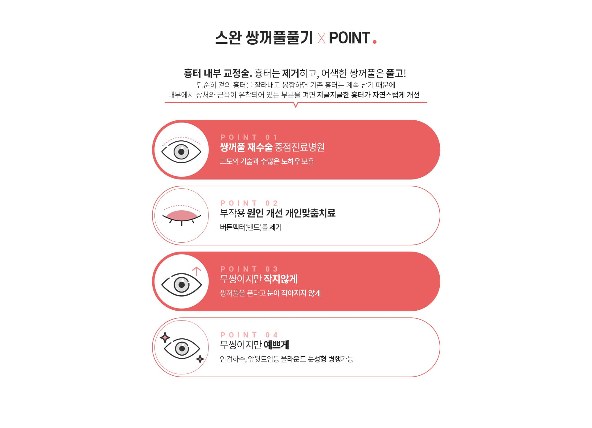 스완 쌍꺼풀풀기×POINT