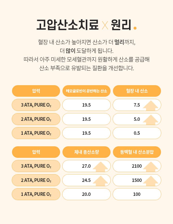 고압산소치료×원리