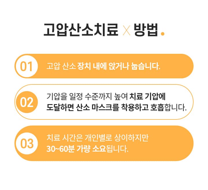 고압산소치료×방법 ’